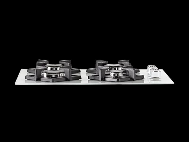 ST-Ao-GLS 640 White Kristal Cam Ocak