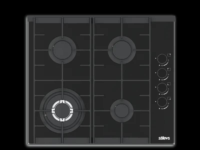 ST-AO-6041GR Black Kristal Cam Ocak