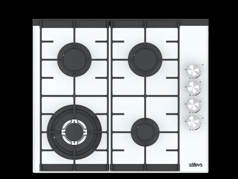 ST-AO-6041GR White Kristal Cam Ocak