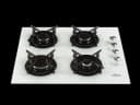 ST-Ao-GLS 640-E-WHITE Kristal Cam Ocak