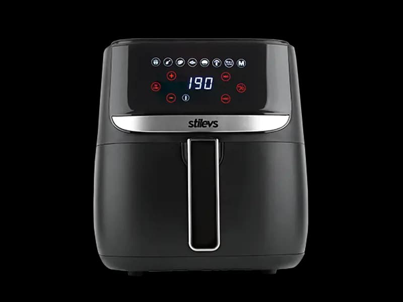 ST-Airtron AF-700 Digital Air Fryer Siyah&Gümüş